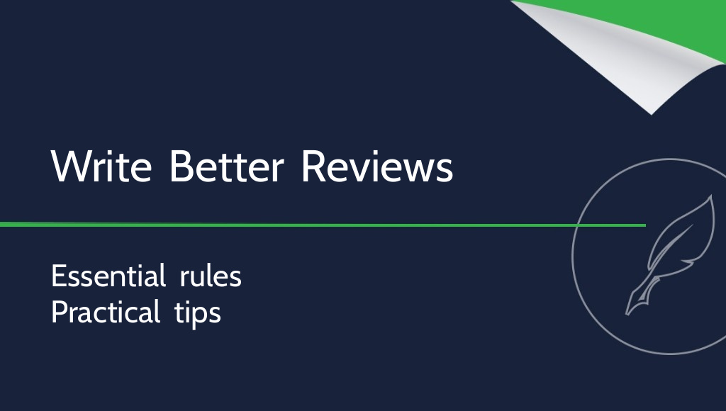 How to Write a Review: The Essential Rules